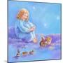 Girl and Animals in Clouds I-Judy Mastrangelo-Mounted Giclee Print
