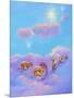 Girl and Animals in Clouds II-Judy Mastrangelo-Mounted Giclee Print