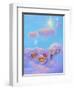 Girl and Animals in Clouds II-Judy Mastrangelo-Framed Giclee Print