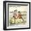 Girl and Boy Sitting on a Rock-Kate Greenaway-Framed Art Print