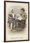 Girl and Boy Wearing Traditional Costume-null-Framed Giclee Print