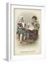 Girl and Boy Wearing Traditional Costume-null-Framed Giclee Print