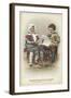 Girl and Boy Wearing Traditional Costume-null-Framed Giclee Print
