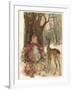 Girl and Deer-Marie Seymour Lucas-Framed Art Print