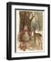 Girl and Deer-Marie Seymour Lucas-Framed Art Print