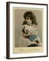 Girl and Doll, 1900-null-Framed Art Print