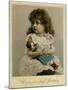 Girl and Doll, 1900-null-Mounted Art Print