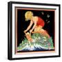 Girl and Doll - Child Life-Hazel Frazee-Framed Giclee Print