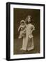 Girl and Doll Off to Bed-null-Framed Photographic Print