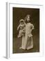 Girl and Doll Off to Bed-null-Framed Photographic Print