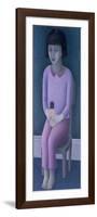 Girl and Doll-Ruth Addinall-Framed Giclee Print