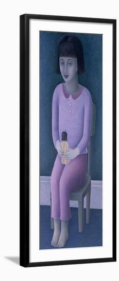 Girl and Doll-Ruth Addinall-Framed Giclee Print