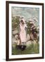 Girl and Laurel, 1879-Winslow Homer-Framed Giclee Print