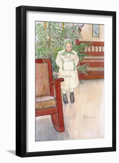 Girl and Rocking Chair, 1907-Carl Larsson-Framed Giclee Print