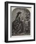 Girl and Thrush-null-Framed Giclee Print