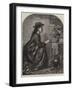 Girl and Thrush-null-Framed Giclee Print