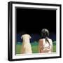 Girl and Yellow Lab, 2008-Marjorie Weiss-Framed Giclee Print