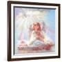 Girl Angel on Cloud-Judy Mastrangelo-Framed Giclee Print