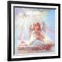 Girl Angel on Cloud-Judy Mastrangelo-Framed Giclee Print