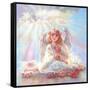 Girl Angel on Cloud-Judy Mastrangelo-Framed Stretched Canvas