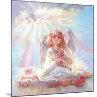 Girl Angel on Cloud-Judy Mastrangelo-Mounted Giclee Print