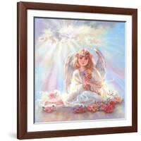 Girl Angel on Cloud-Judy Mastrangelo-Framed Giclee Print