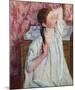 Girl Arranging Her Hair, 1886-Mary Stevenson Cassatt-Mounted Premium Giclee Print