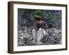 Girl at a Forest Brook. (Charlotte Corinth), 1913-Lovis Corinth-Framed Giclee Print