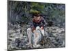 Girl at a Forest Brook. (Charlotte Corinth), 1913-Lovis Corinth-Mounted Giclee Print