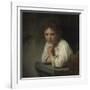 Girl at a Window, 1645-Rembrandt van Rijn-Framed Giclee Print