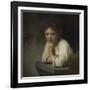Girl at a Window, 1645-Rembrandt van Rijn-Framed Giclee Print