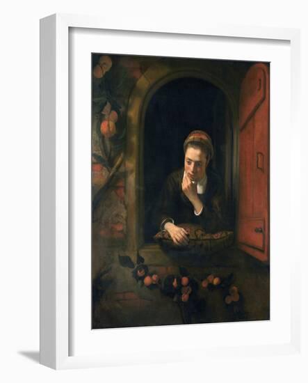 Girl at a Window, or 'The Daydreamer'-Nicholaes Maes-Framed Giclee Print