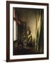 Girl at a Window Reading a Letter, about 1658-Johannes Vermeer-Framed Giclee Print