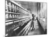 Girl at Spinning Machine-Lewis Wickes Hine-Mounted Premium Photographic Print