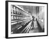 Girl at Spinning Machine-Lewis Wickes Hine-Framed Photographic Print