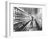 Girl at Spinning Machine-Lewis Wickes Hine-Framed Photographic Print