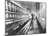 Girl at Spinning Machine-Lewis Wickes Hine-Mounted Photographic Print