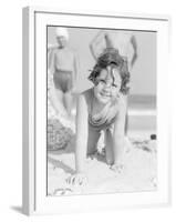 Girl at the Beach-Philip Gendreau-Framed Photographic Print