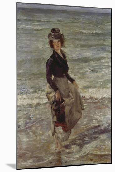 Girl at the Beach-Lovis Corinth-Mounted Giclee Print