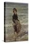 Girl at the Beach-Lovis Corinth-Stretched Canvas