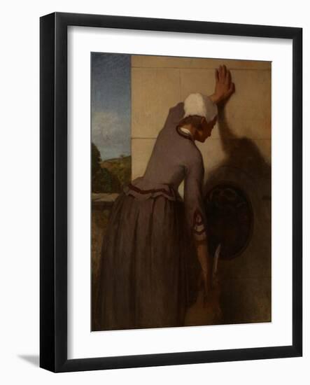 Girl at the Fountain, 1852–54-William Morris Hunt-Framed Giclee Print