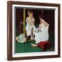 "Girl at the Mirror", March 6,1954-Norman Rockwell-Framed Giclee Print