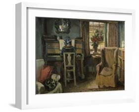 Girl at the Piano-Duncan Grant-Framed Giclee Print