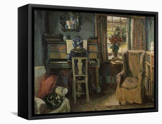 Girl at the Piano-Duncan Grant-Framed Stretched Canvas