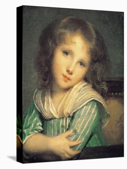 Girl at the Window-Jean-Baptiste Greuze-Stretched Canvas