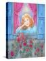 Girl at Window-Judy Mastrangelo-Stretched Canvas