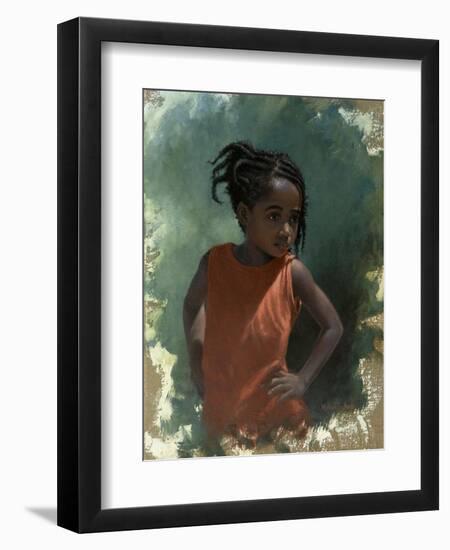 Girl Attitude-Michael Jackson-Framed Premium Giclee Print