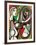 Girl Before a Mirror, c.1932-Pablo Picasso-Framed Art Print