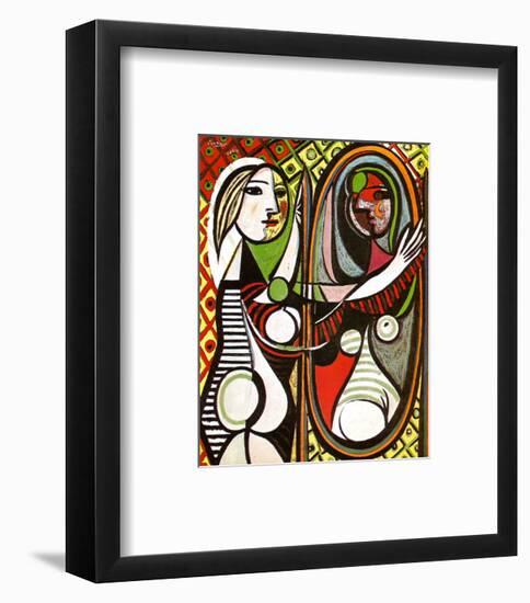 Girl Before a Mirror, c.1932-Pablo Picasso-Framed Art Print