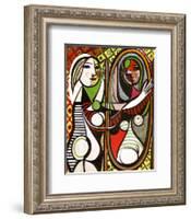 Girl Before a Mirror, c.1932-Pablo Picasso-Framed Art Print